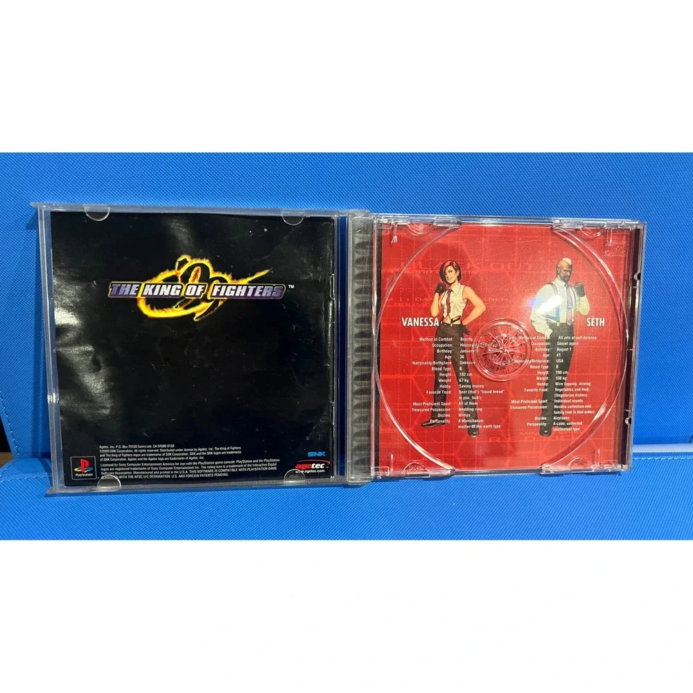 The King of Fighters 99 Sony PlayStation PS1 SNK Fighting Game SLUS-01332